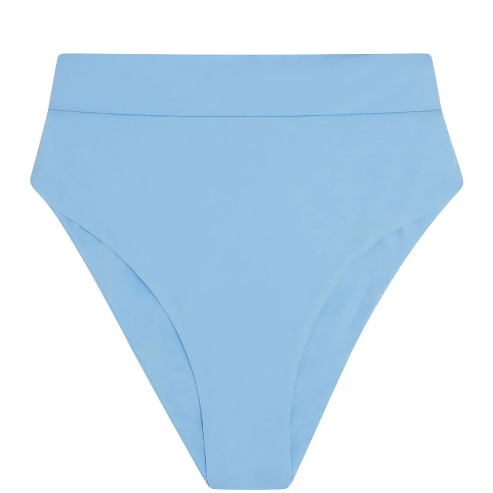 Monday Swimwear Light Blue High-Waist Bikini bottoms